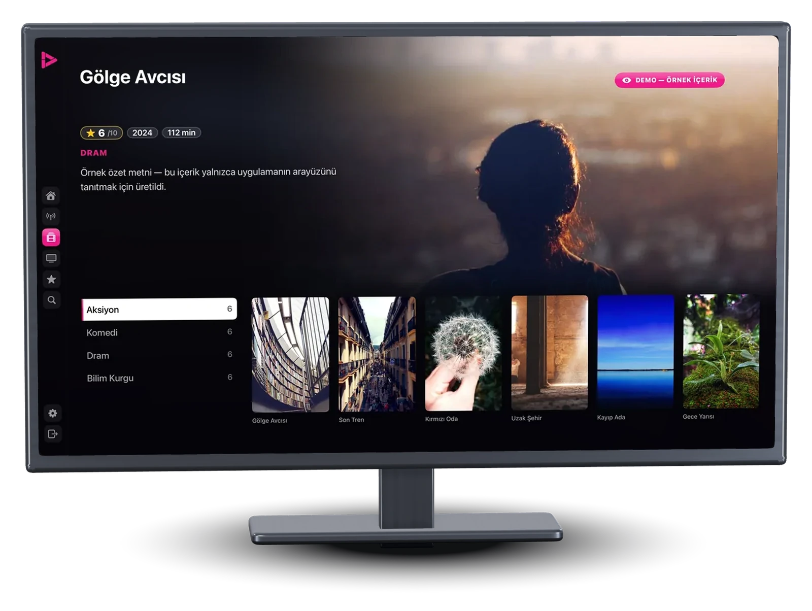 Apple TV Filmler ekranı